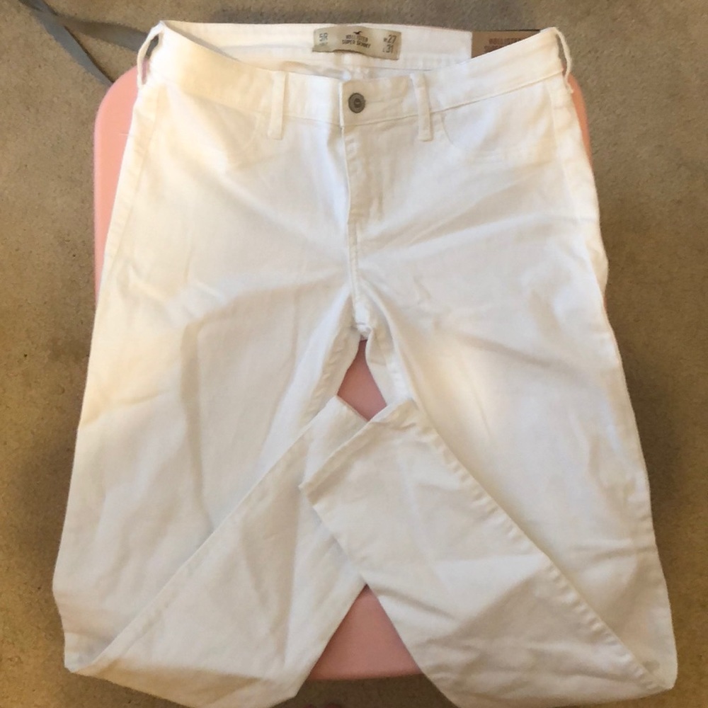 NEW hollister “super skinny” jeans, size 5 Regular